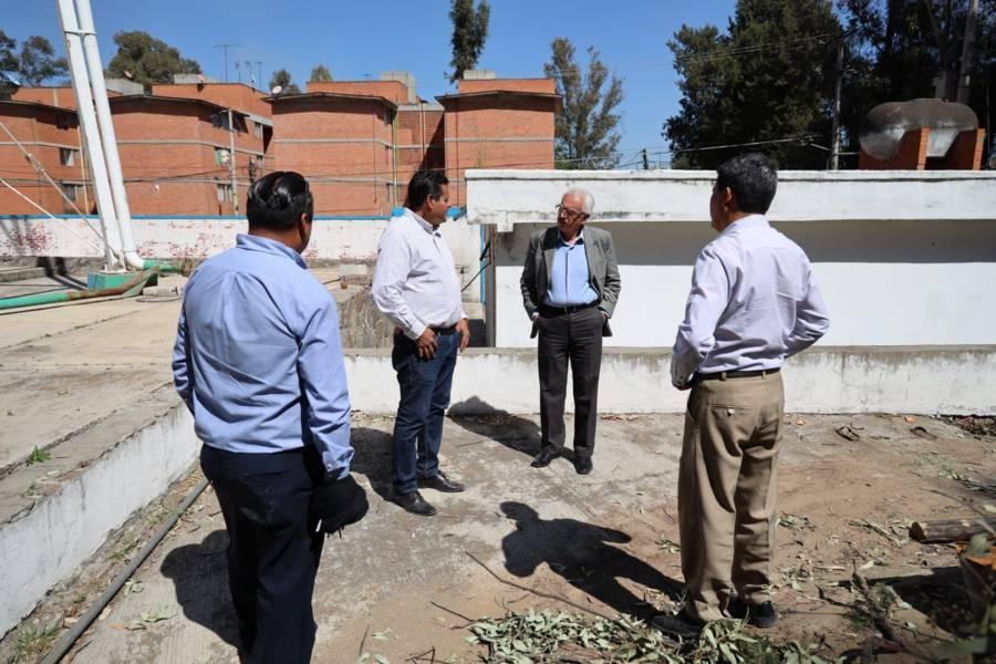 Avanza rehabilitación de siete pozos en Chiautempan
