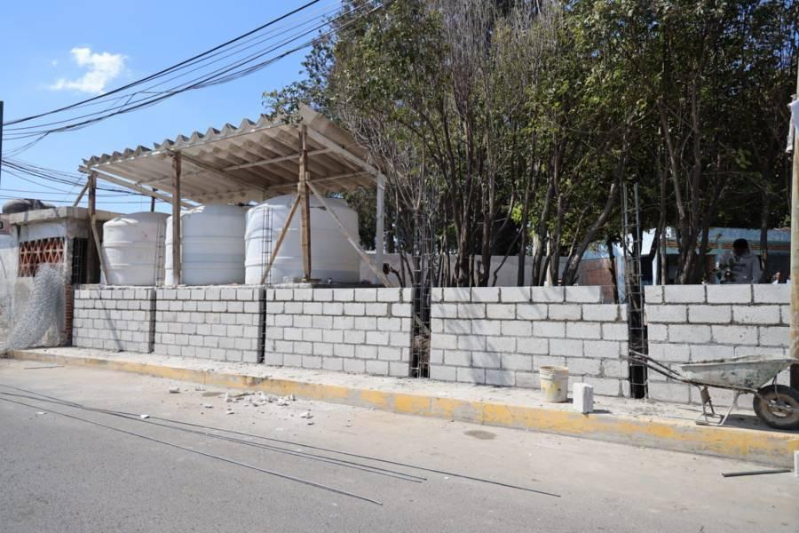 Avanza rehabilitación de siete pozos en Chiautempan