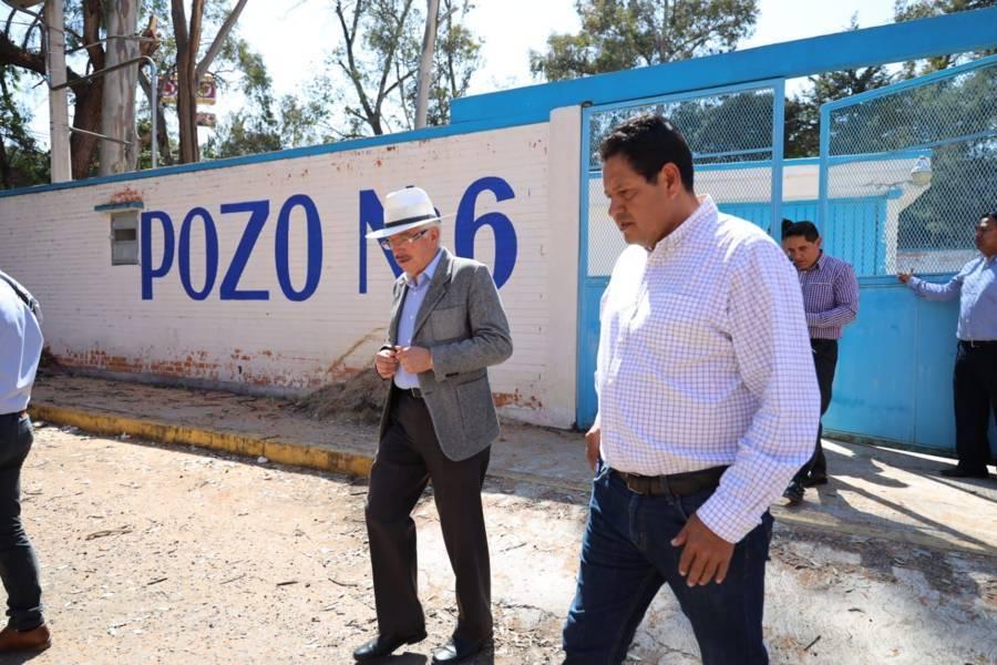 Avanza rehabilitación de siete pozos en Chiautempan