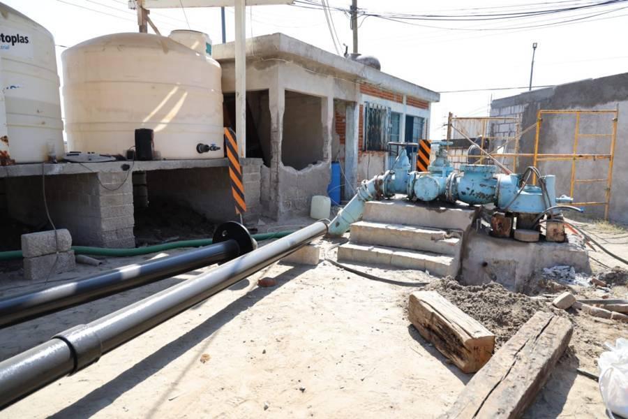 Avanza rehabilitación de siete pozos en Chiautempan