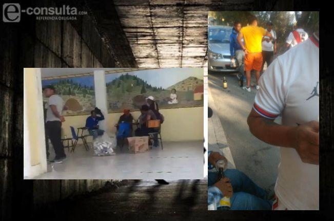 Presidente de comunidad Borrachales se alcoholiza en presidencia 