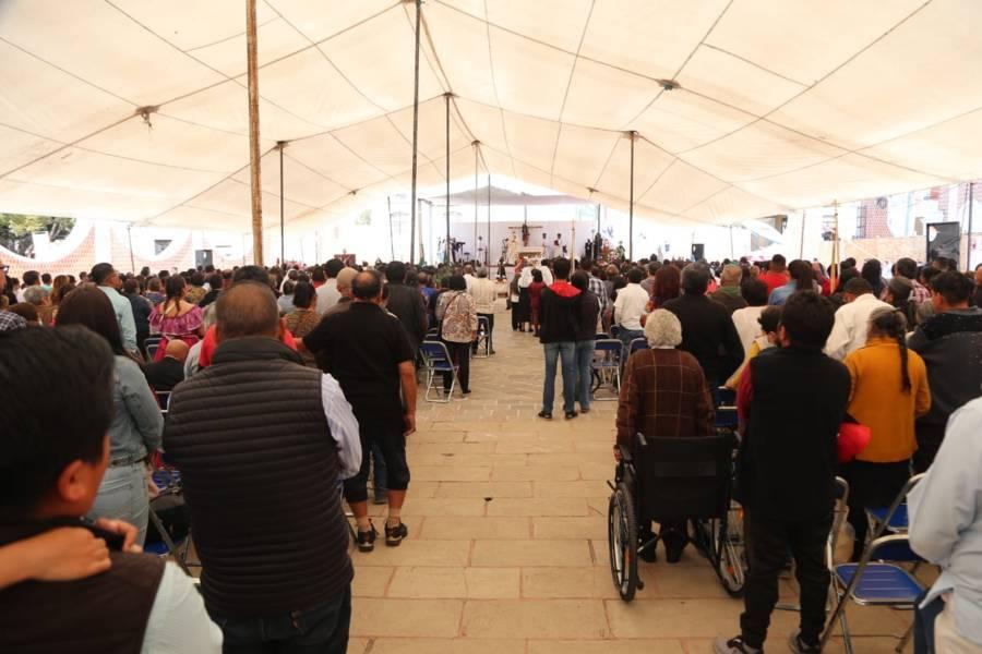 Celebran 482 aniversario de la aparición de la Virgen de Ocotlán 