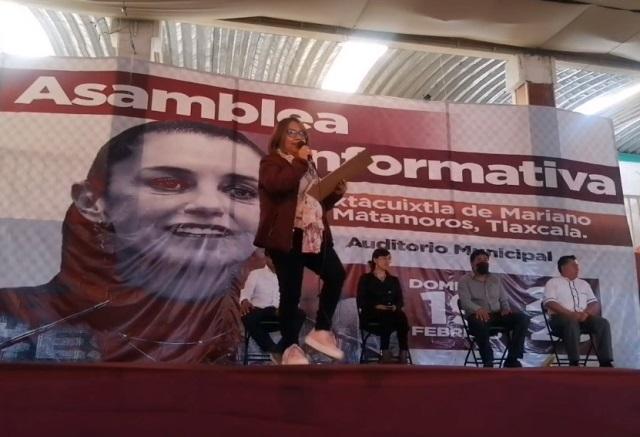 Juventud Tlaxcalteca a favor de la jefa de gobierno Claudia Sheinbaum 