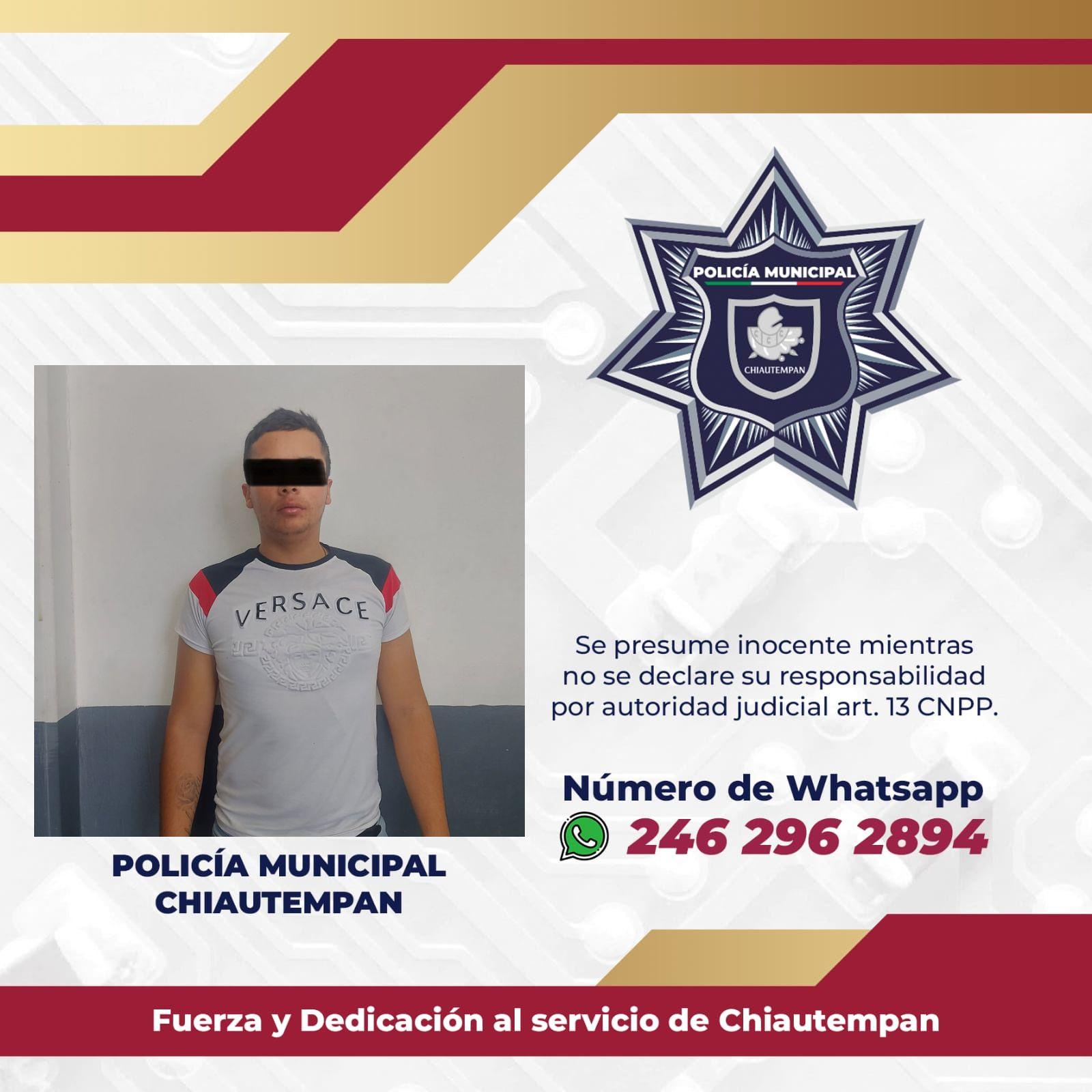 Detiene Policía de Chiautempan a sujetos por cohecho y cobro extrajudicial ilegal; dos son Colombianos