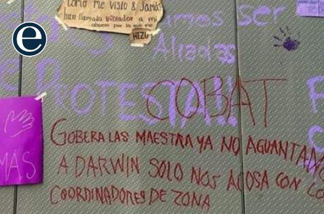 Marcha del 8M sirvió para destapar nombres de supuestos acosadores del COBAT 