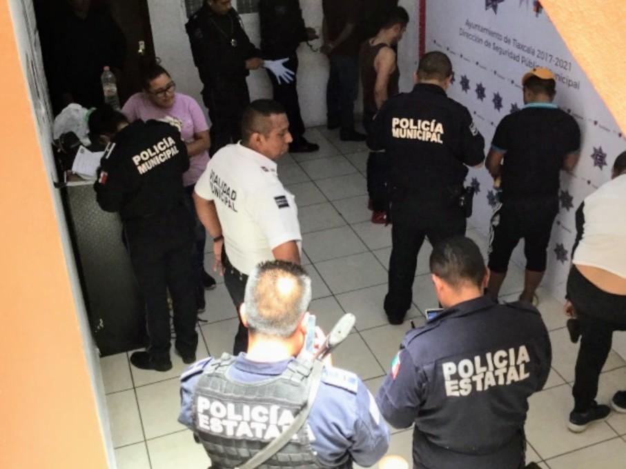 Tras persecución detienen a cuatro malandros en Zacatelco