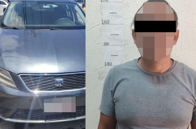 A disposición de PGJE masculino y vehículo con reporte de robo