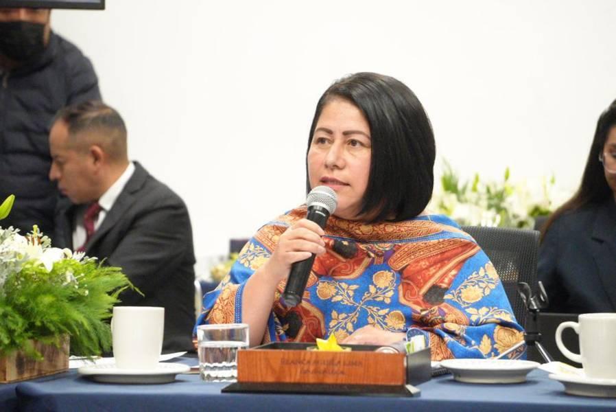 Cuestiona Blanca Águila Lima viabilidad del mando único policial en Tlaxcala