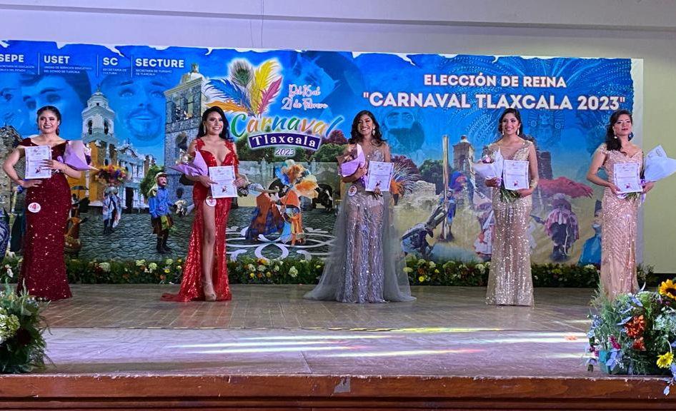 Eligen a María Guadalupe Carmona reina del “Carnaval Tlaxcala 2023”