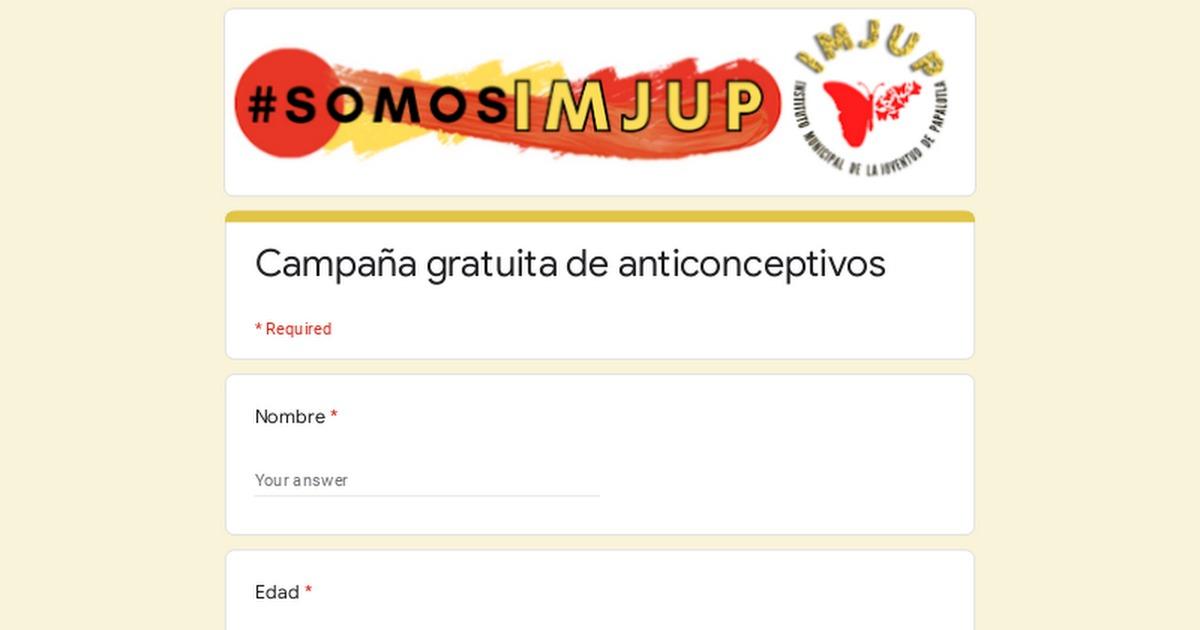 Gobierno municipal de Papalotla invita a la campaña de Métodos Anticonceptivos