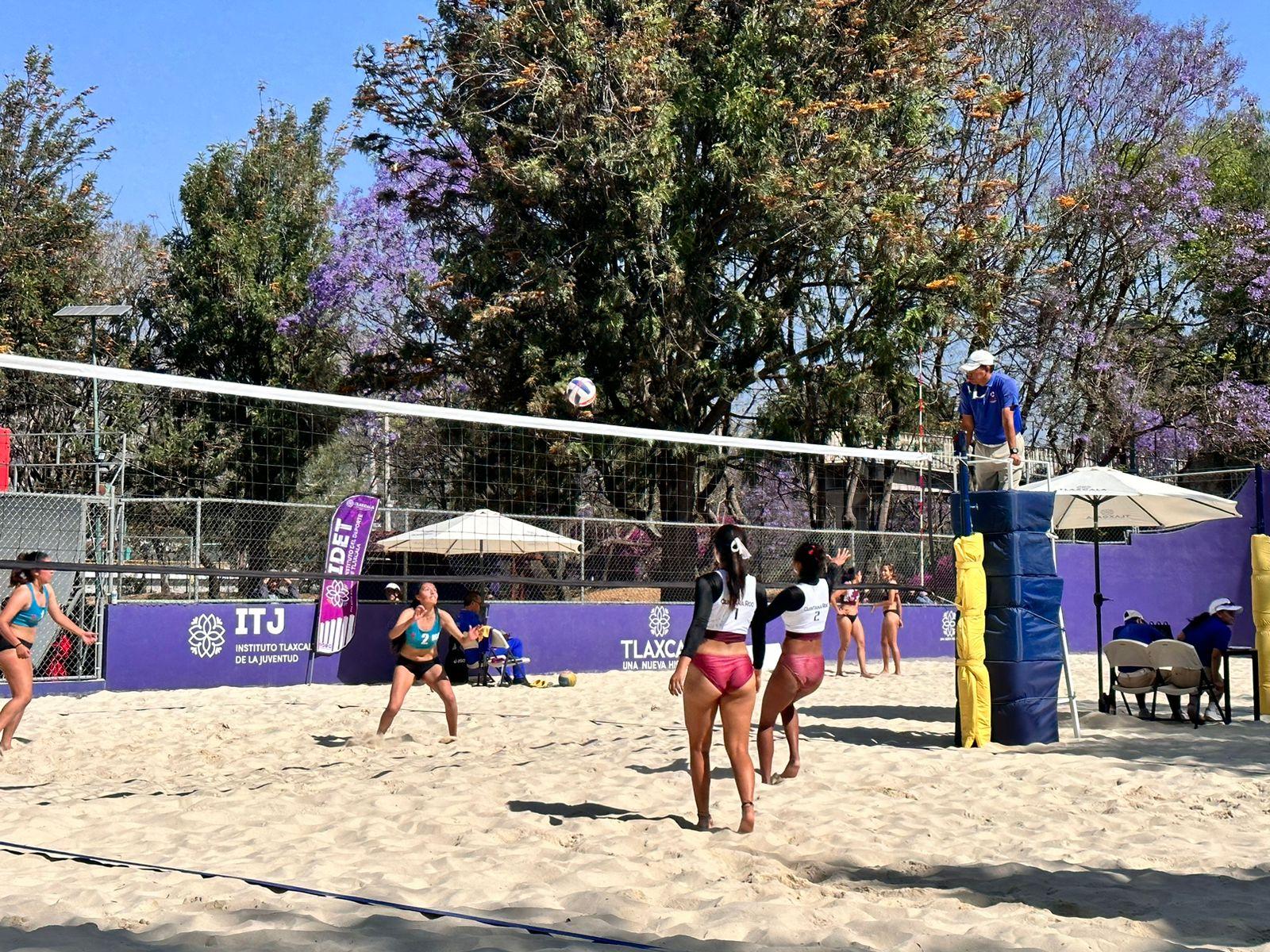 Cumplió Tlaxcala como anfitrión del macroregional de voleibol de playa