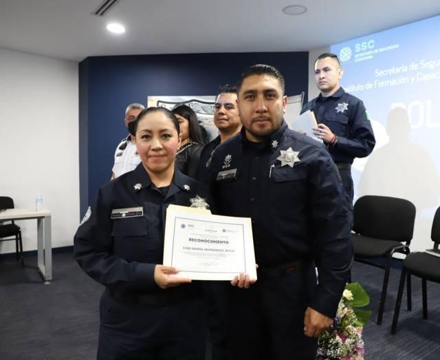 Reconoce SSC a policías estatales por su desempeño 