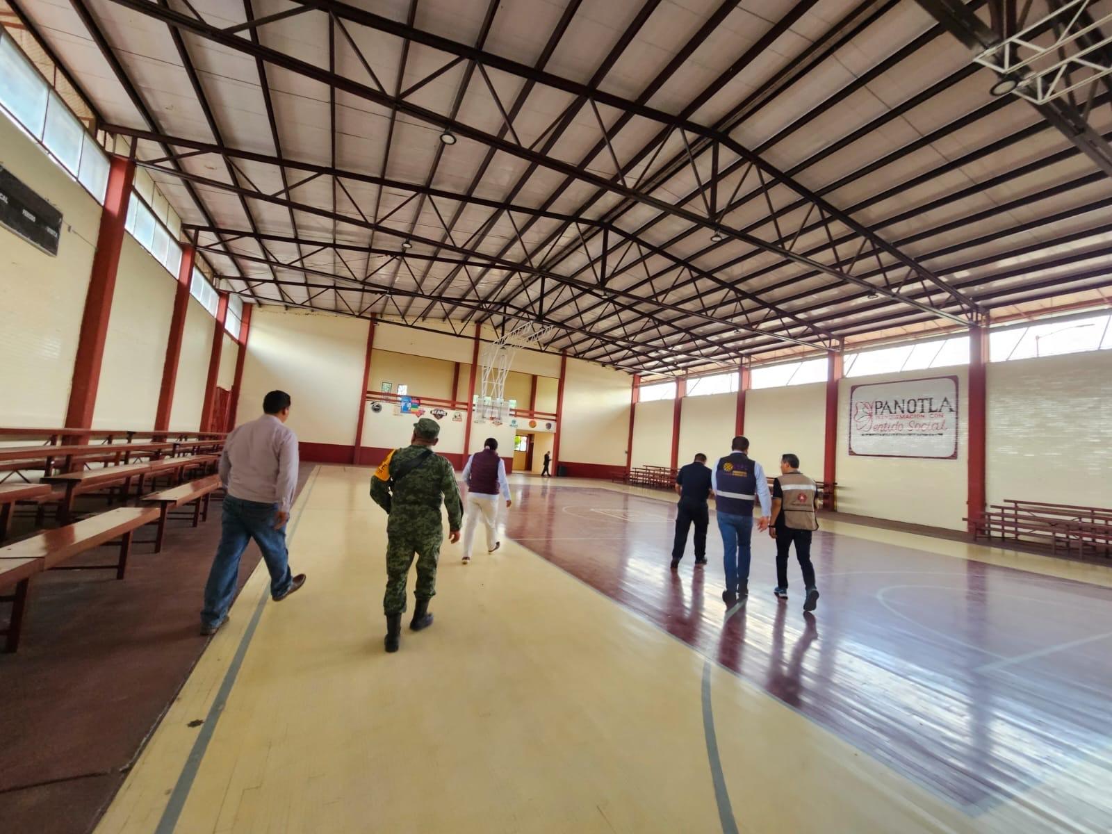 Habilitan dos alberguen en Panotla ante la intensa actividad volcánica