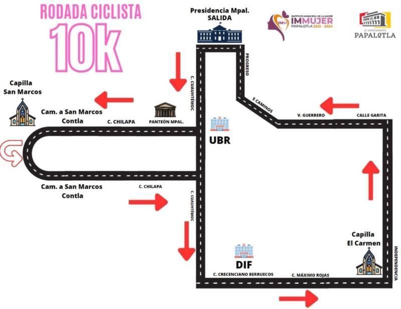 Realizarán en #Papalotla carrera ciclista  en conmemoración del Día Internacional de la Mujer 
