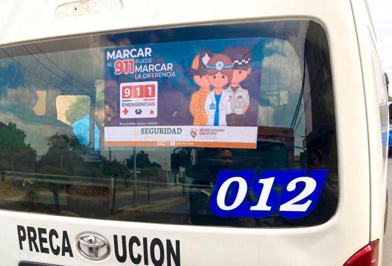 Implementan campaña para promover los números de emergencia en Apetatitlán 