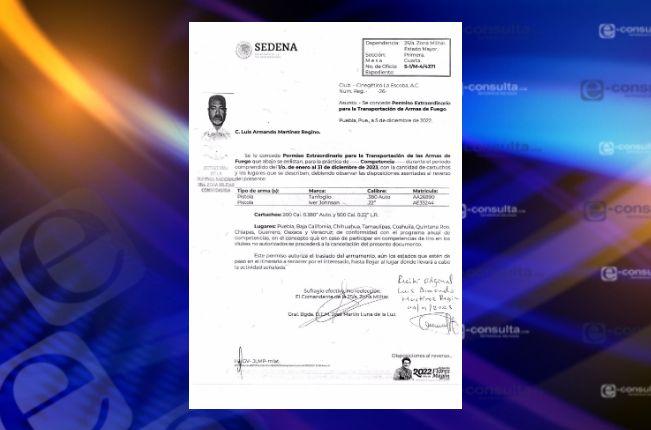 Ex funcionario de la CEPC tiene permiso para portar arma 