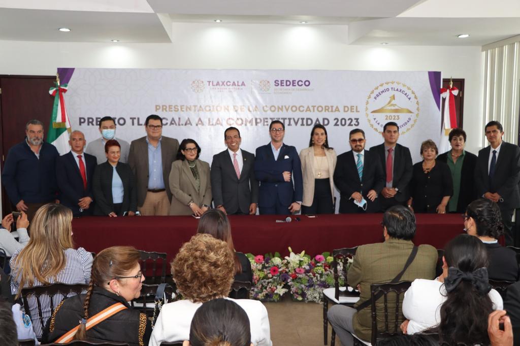 Presenta Sedeco convocatoria del Premio Tlaxcala a la Competitividad 2023