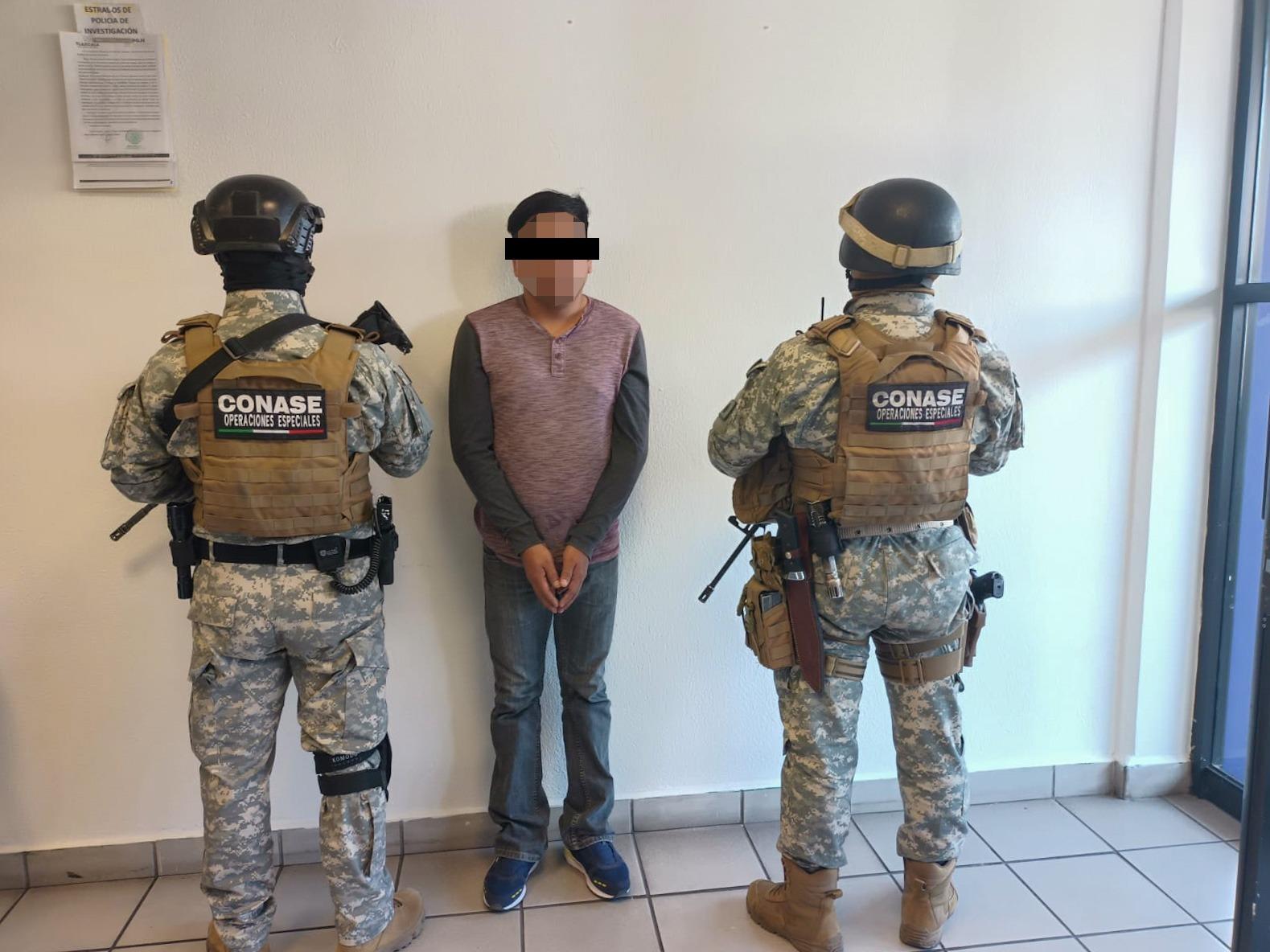 Detiene al tlaxcalteca Geovani N. por trata de personas; será juzgado en EU 