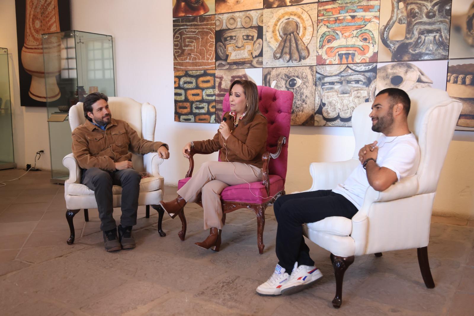 Resaltó Lorena Cuéllar avances de su gobierno en La Hora Nacional