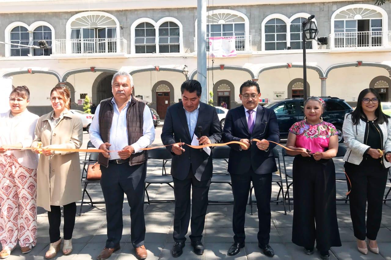 Realizan última jornada de información y servicios sobre AVGM en Zacatelco y Papalotla