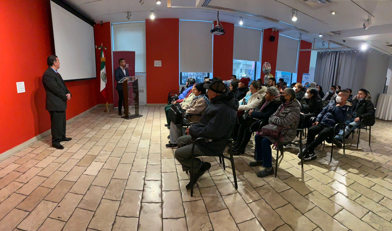 Llegó el primer grupo de reencuentro familiar 2023 “uniendo historias” a Nueva York