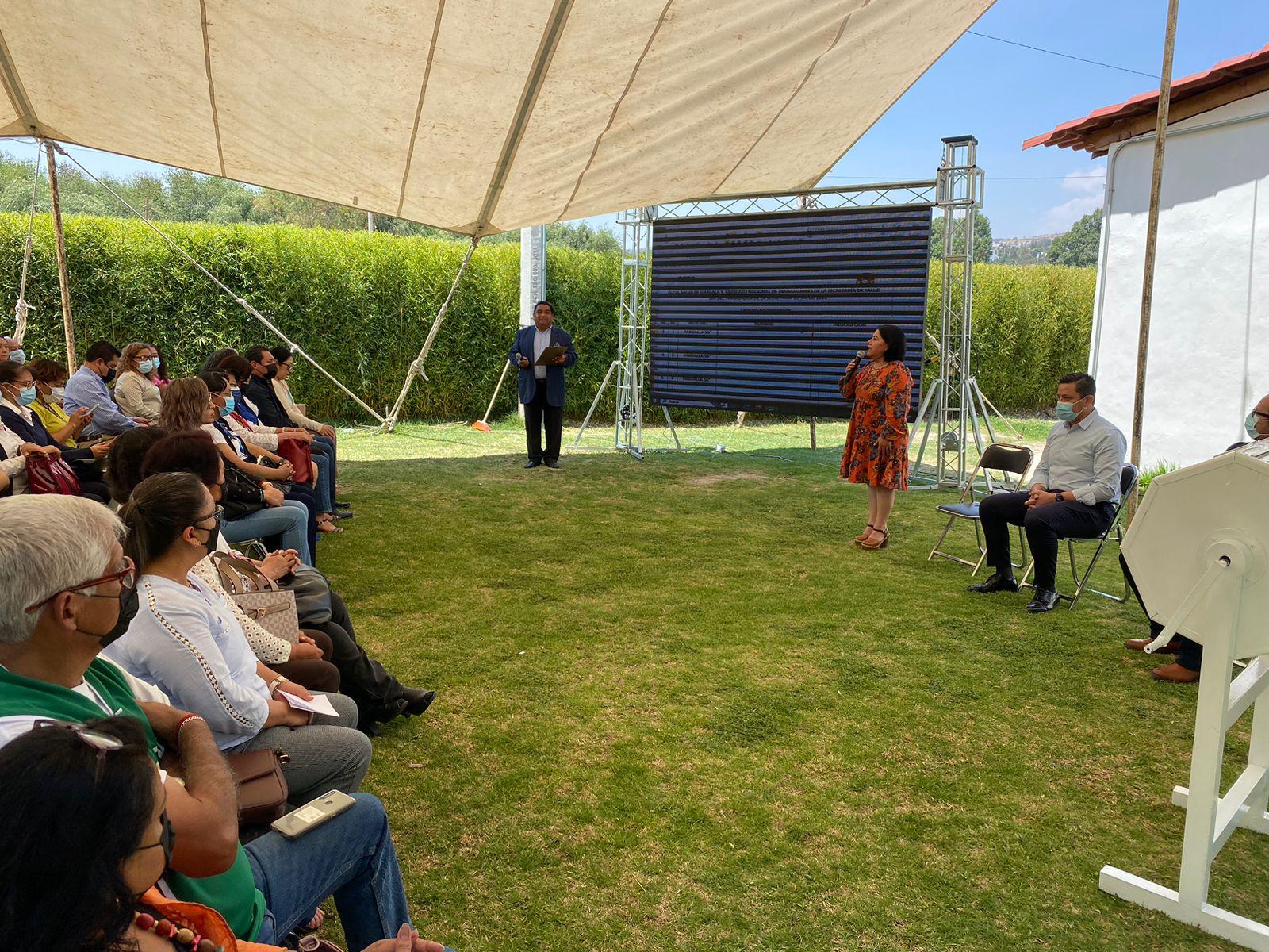 Realizan rifa para celebrar a trabajadores de la SESA