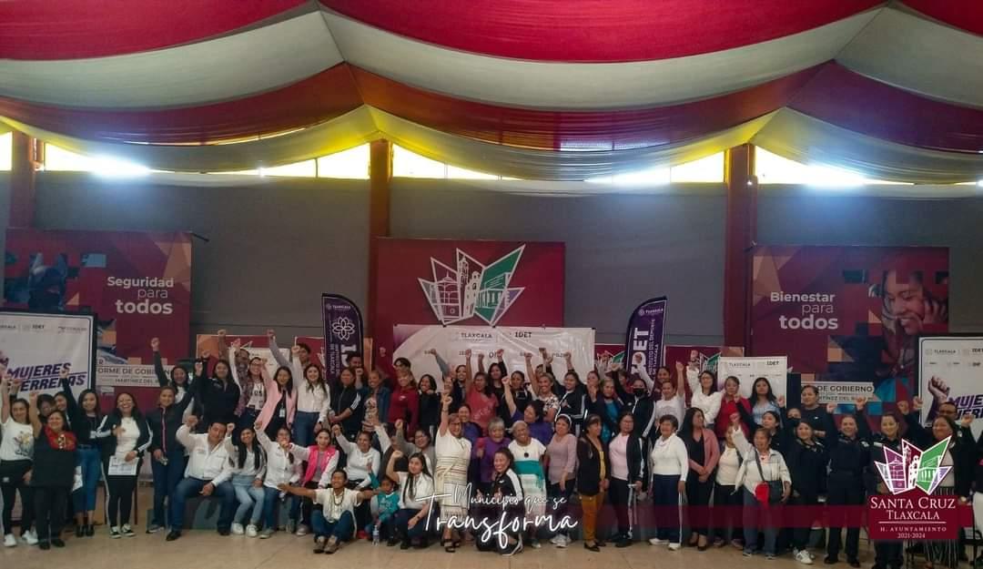 Capacitación gratuita "MUJERES GUERRERAS", en Santa Cruz Tlaxcala