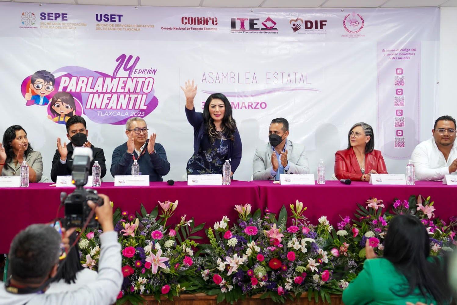 Asiste Alejandra Ramírez a la Asamblea Estatal, rumbo al Parlamento Infantil 2023