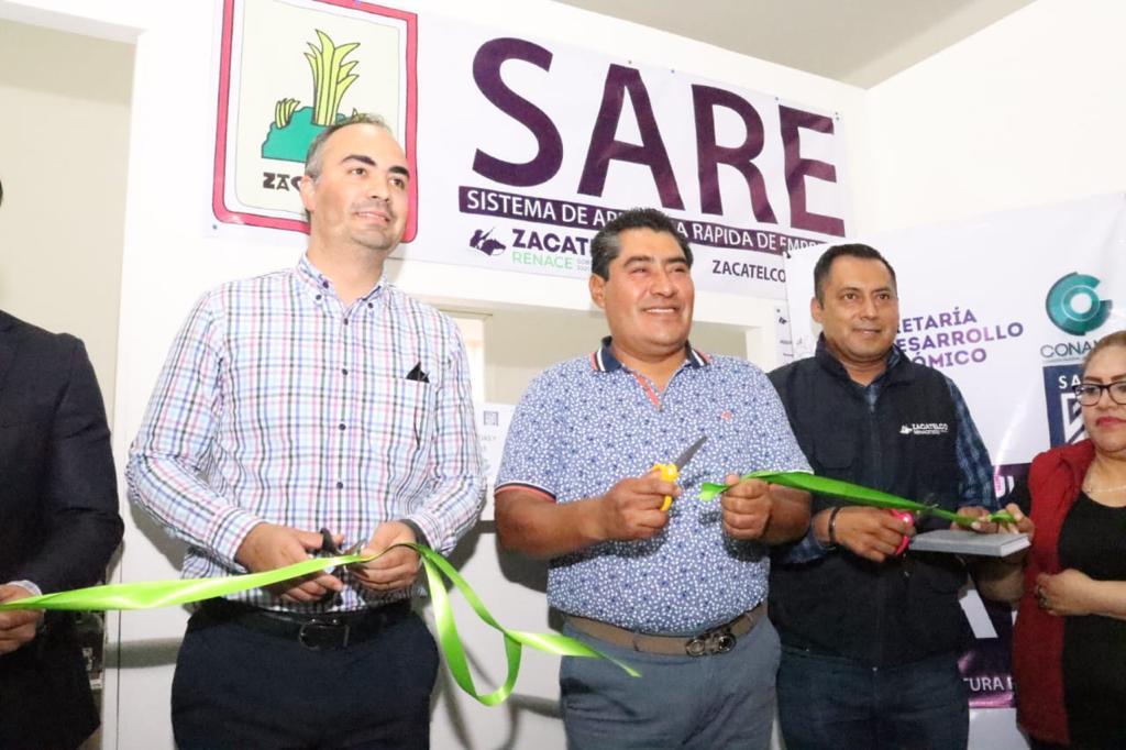 Reinaugura CEMERT ventanilla SARE en Zacatelco