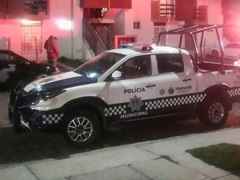 Policía de Huamantla resguarda domicilio donde una persona se habría quitado la vida