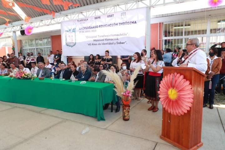 Celebró SEPE–USET 40 años de educación indígena