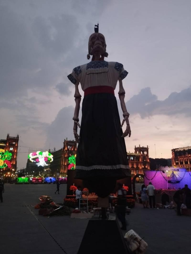 Muestra Tlaxcala su grandeza cultural en la ofrenda monumental del Zócalo de Ciudad de México