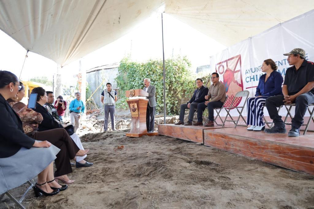 Inicia construcción del Banco del Bienestar en Xochiteotla, Chiautempan