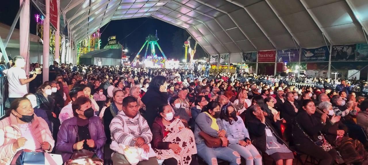 Conquista Margarita la Diosa de la Cumbia al público de la "Gran Feria Tlaxcala 2022"