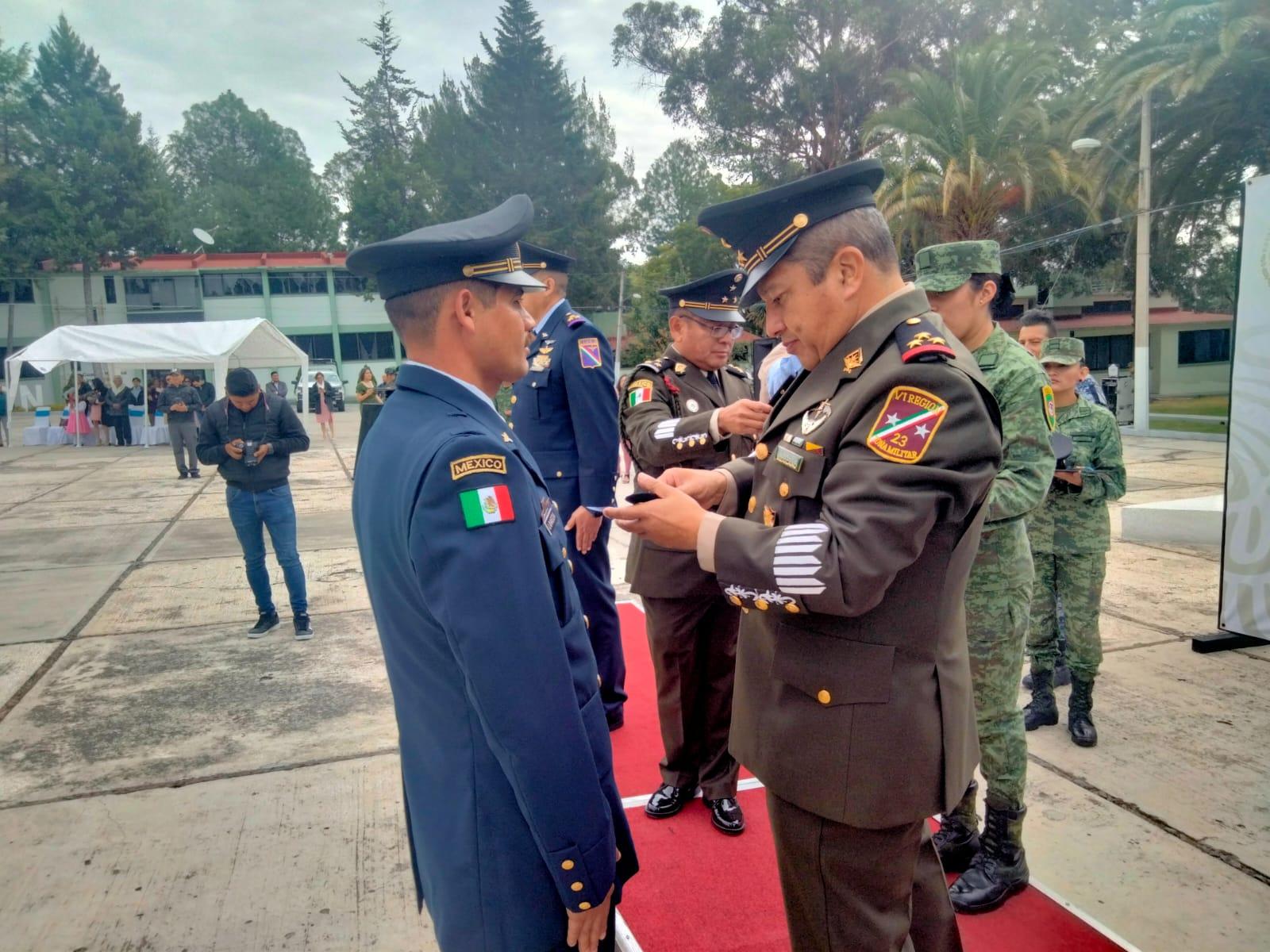 Realizan ceremonia de ascensos en la Zona Militar 