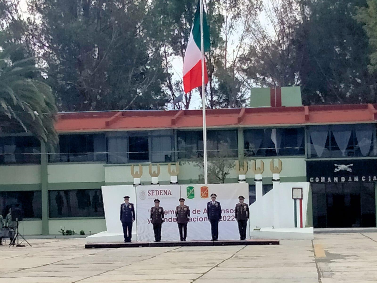 Realizan ceremonia de ascensos en la Zona Militar 
