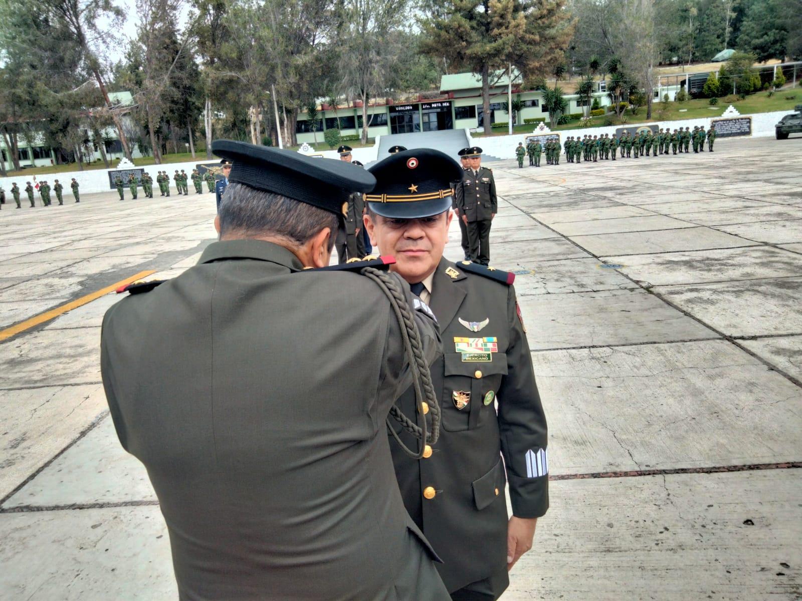 Realizan ceremonia de ascensos en la Zona Militar 