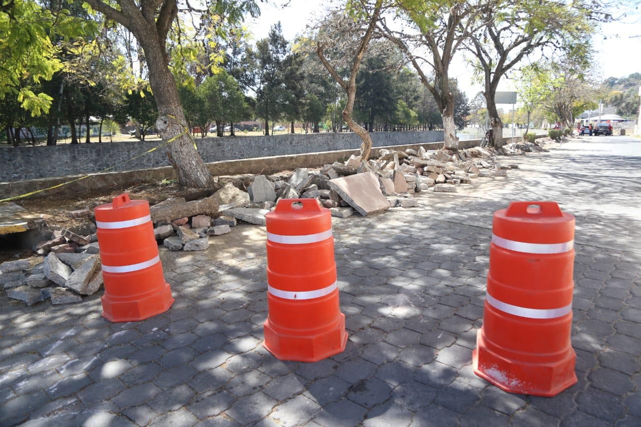 Por obras cierran "La Ribereña" en la Candelaria Teotlalpan, Totolac