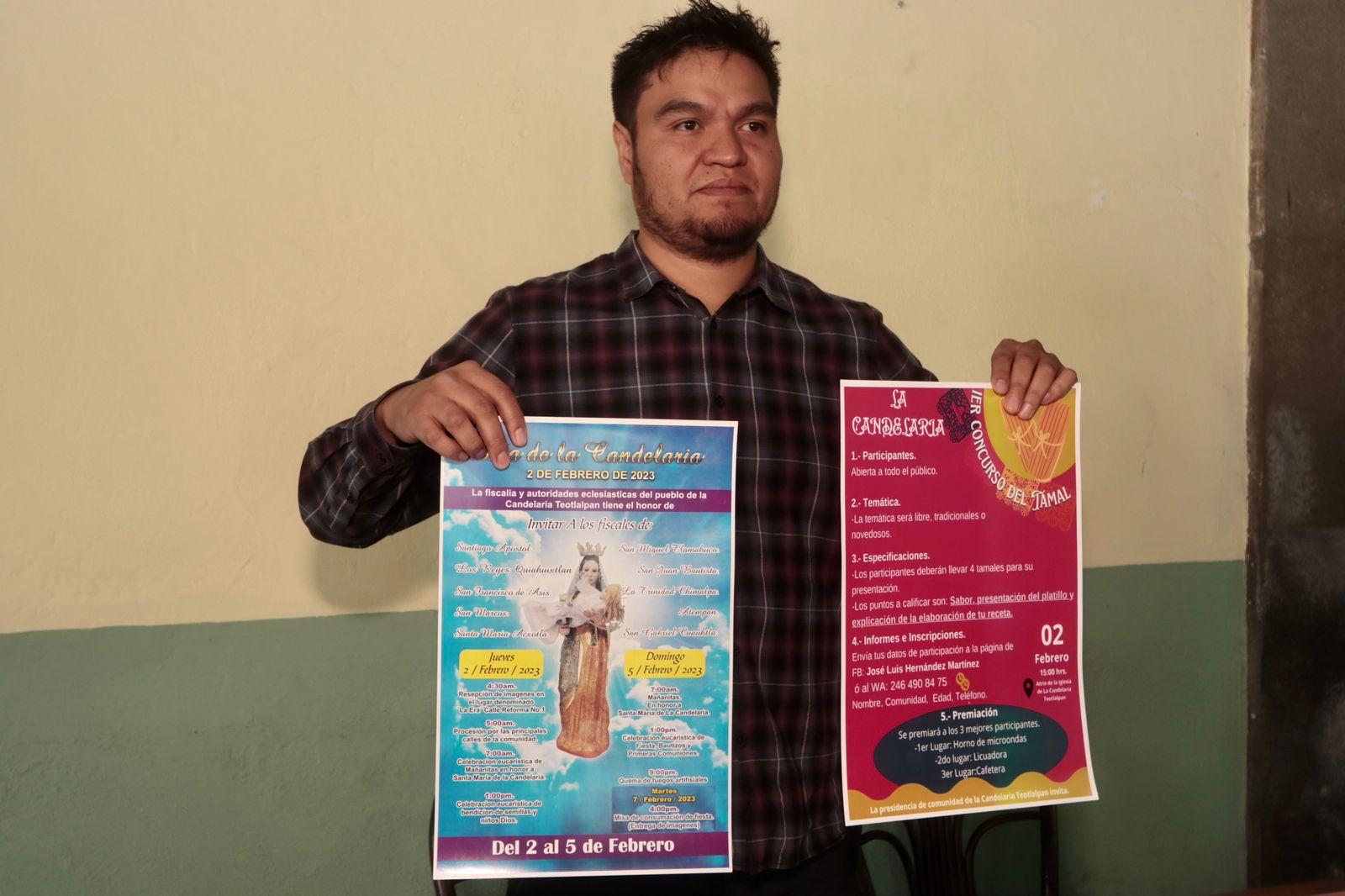 Anuncian 1er concurso del Tamal en la Candelaria Teotlalpan 