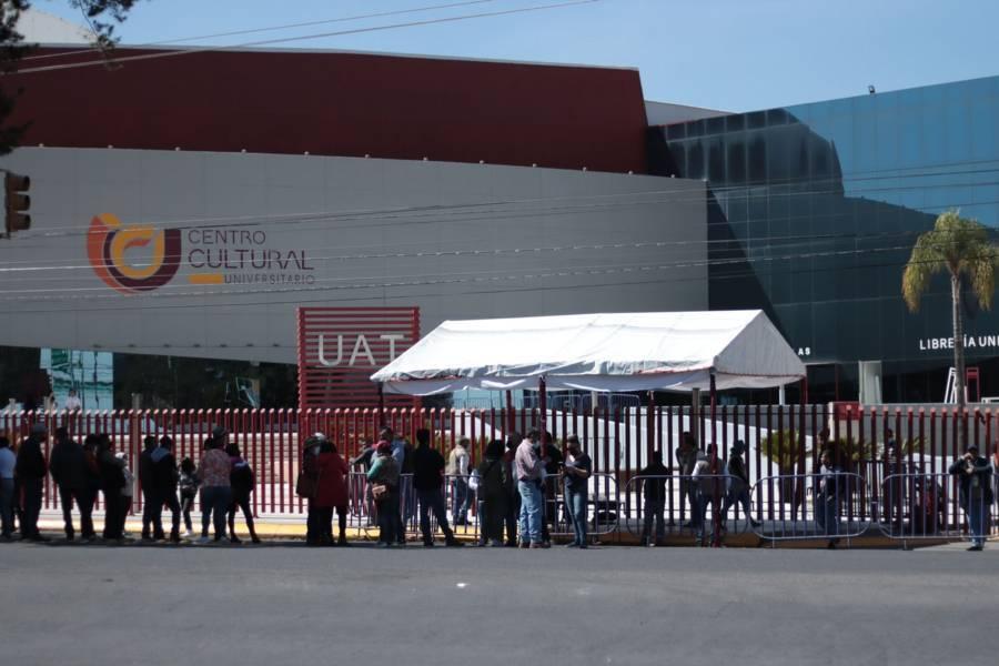 A puerta cerrada se llevó a cabo la visita de AMLO en Tlaxcala 