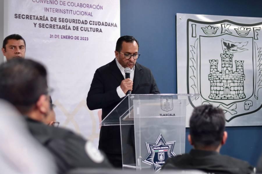 Firma de convenio entre la SSC y la SC
