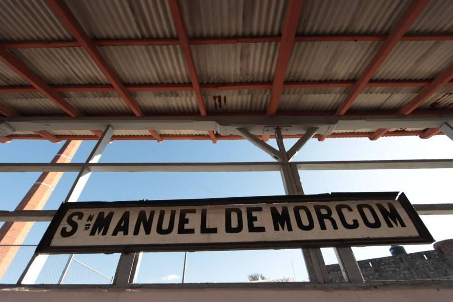 Estación de tren “San Manuel de Morcón” en Santa Cruz Tlaxcala