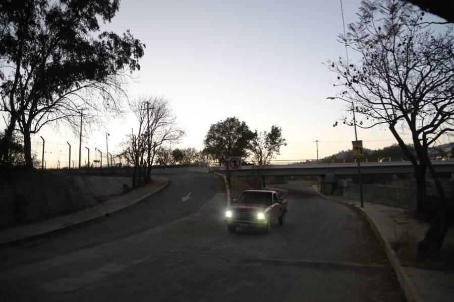 Cambia circulación de la avenida Heróico Colegio Militar en la zona del Trébol 