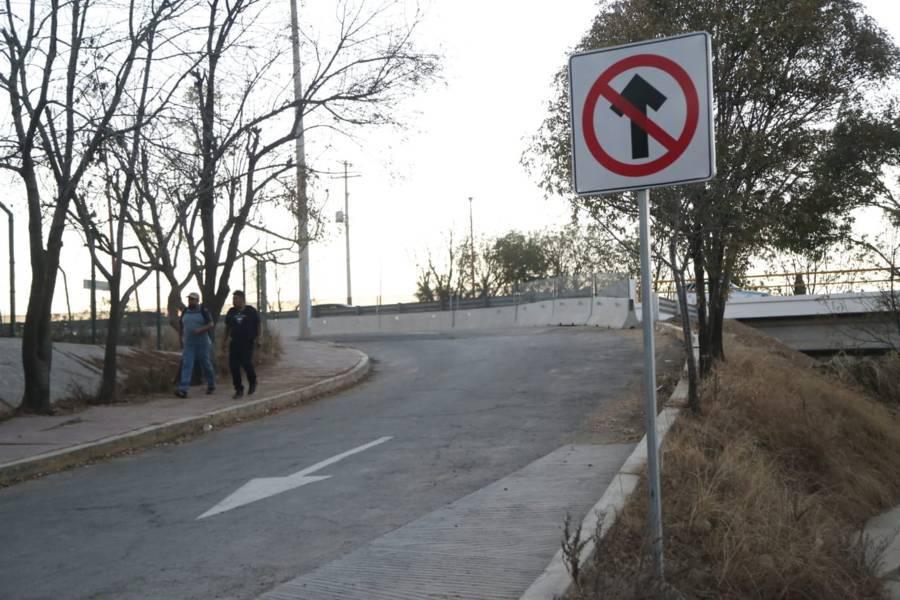 Cambia circulación de la avenida Heróico Colegio Militar en la zona del Trébol 