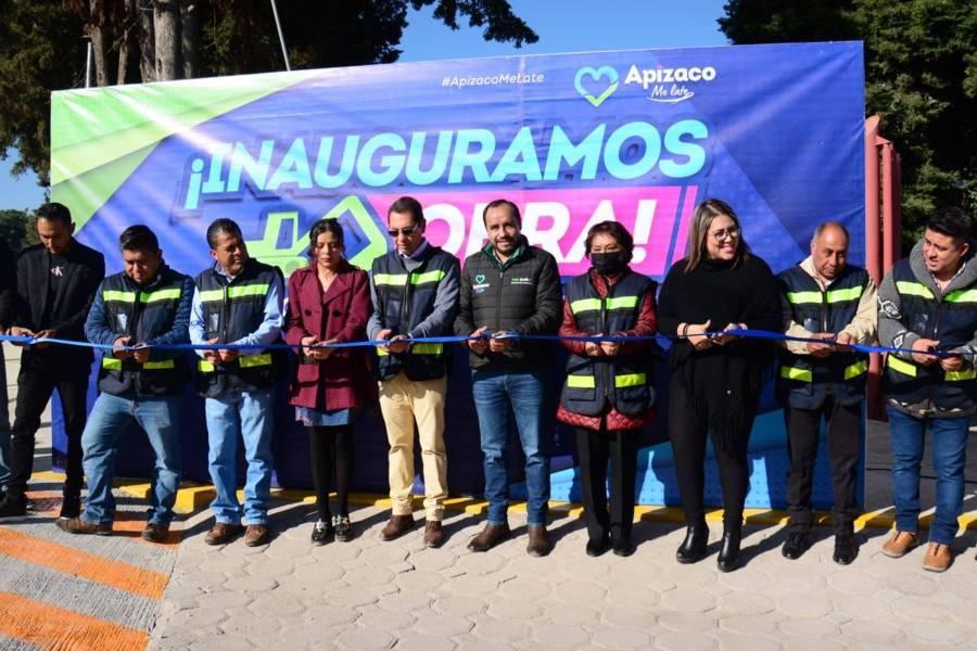 Pablo Badillo inauguró dos obras en Santa María Texcalac -  Apizaco