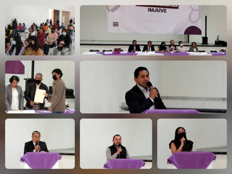 Entregan 150 constancias del ICATLAX a beneficiarios de Papalotla y Xicohtzinco 