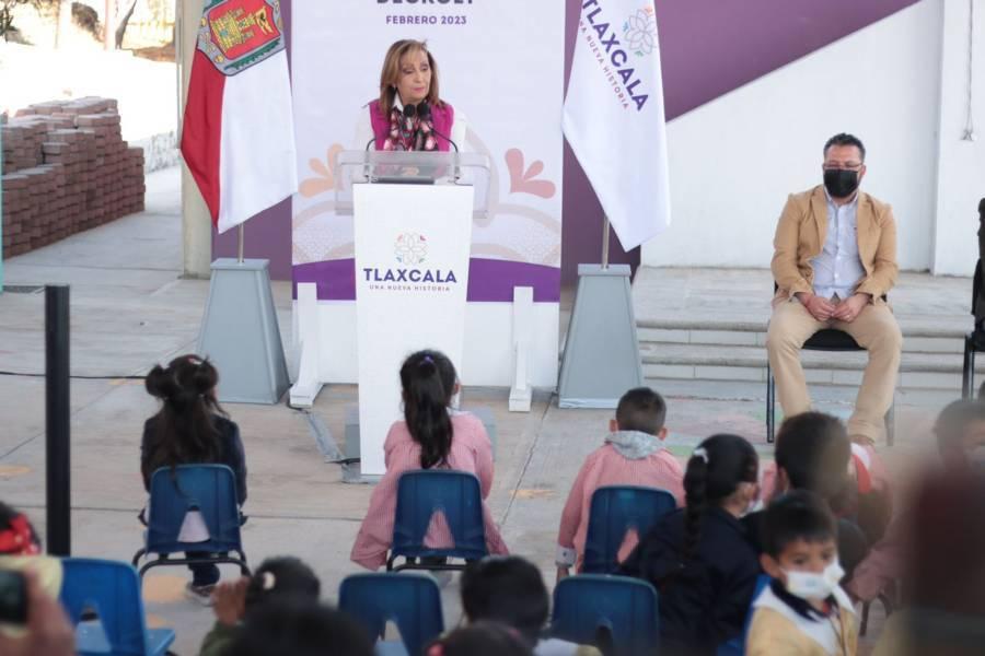 Entrega de obra y equipamiento en el preescolar Ovidio Decroly