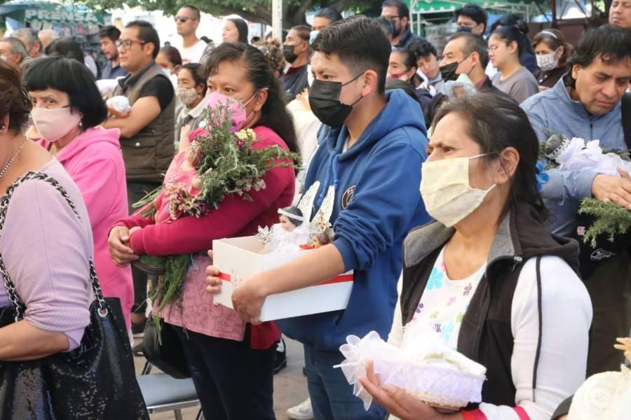Celebran la eucaristía del Día de la Candelaria 