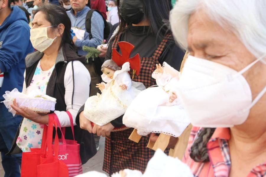 Celebran la eucaristía del Día de la Candelaria 