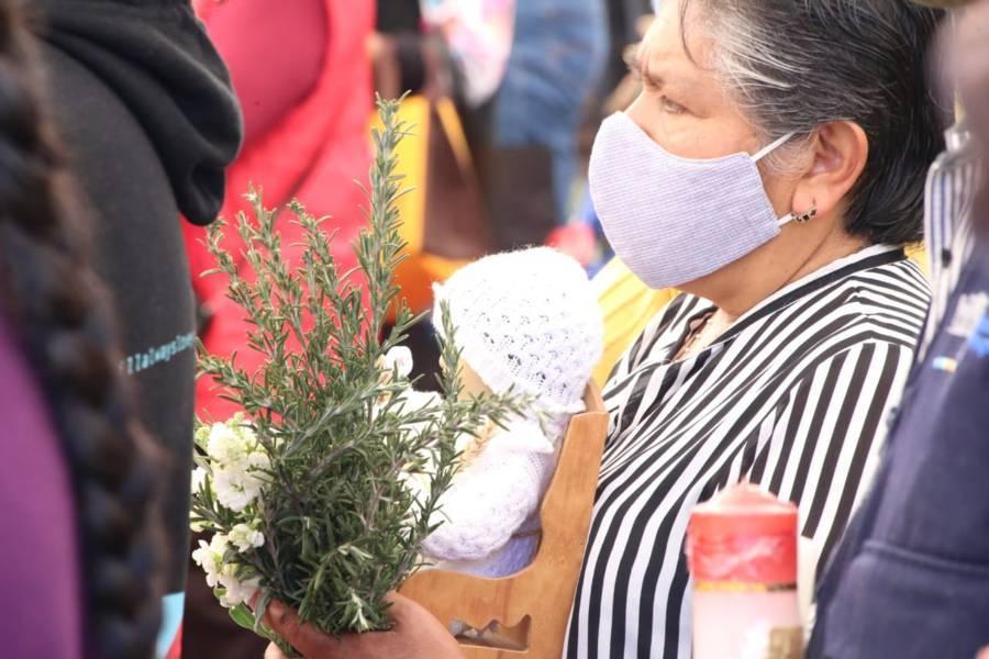 Celebran la eucaristía del Día de la Candelaria 